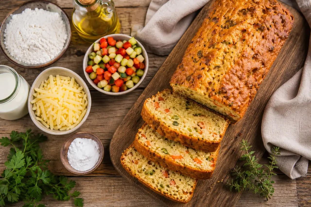 Cake salé sans œuf : 200 g de farine, 40 minutes au four et une texture vraiment moelleuse