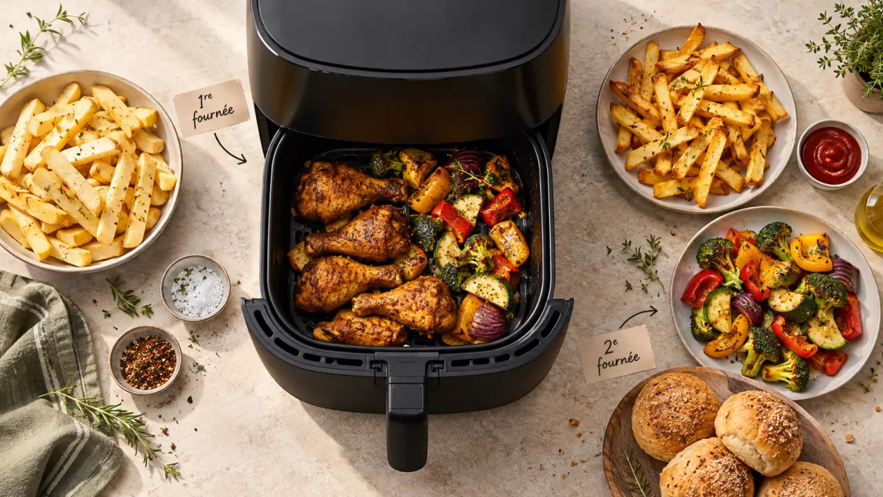 Airfryer XXL pour une famille : les litres ne garantissent pas une seule fournée
