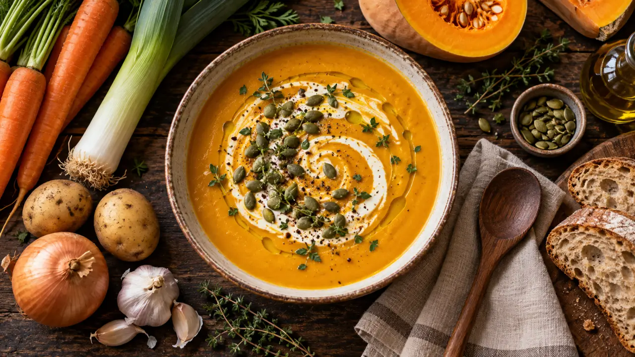 Velouté de légumes au Thermomix : 6 portions onctueuses pour vos soirées d'hiver