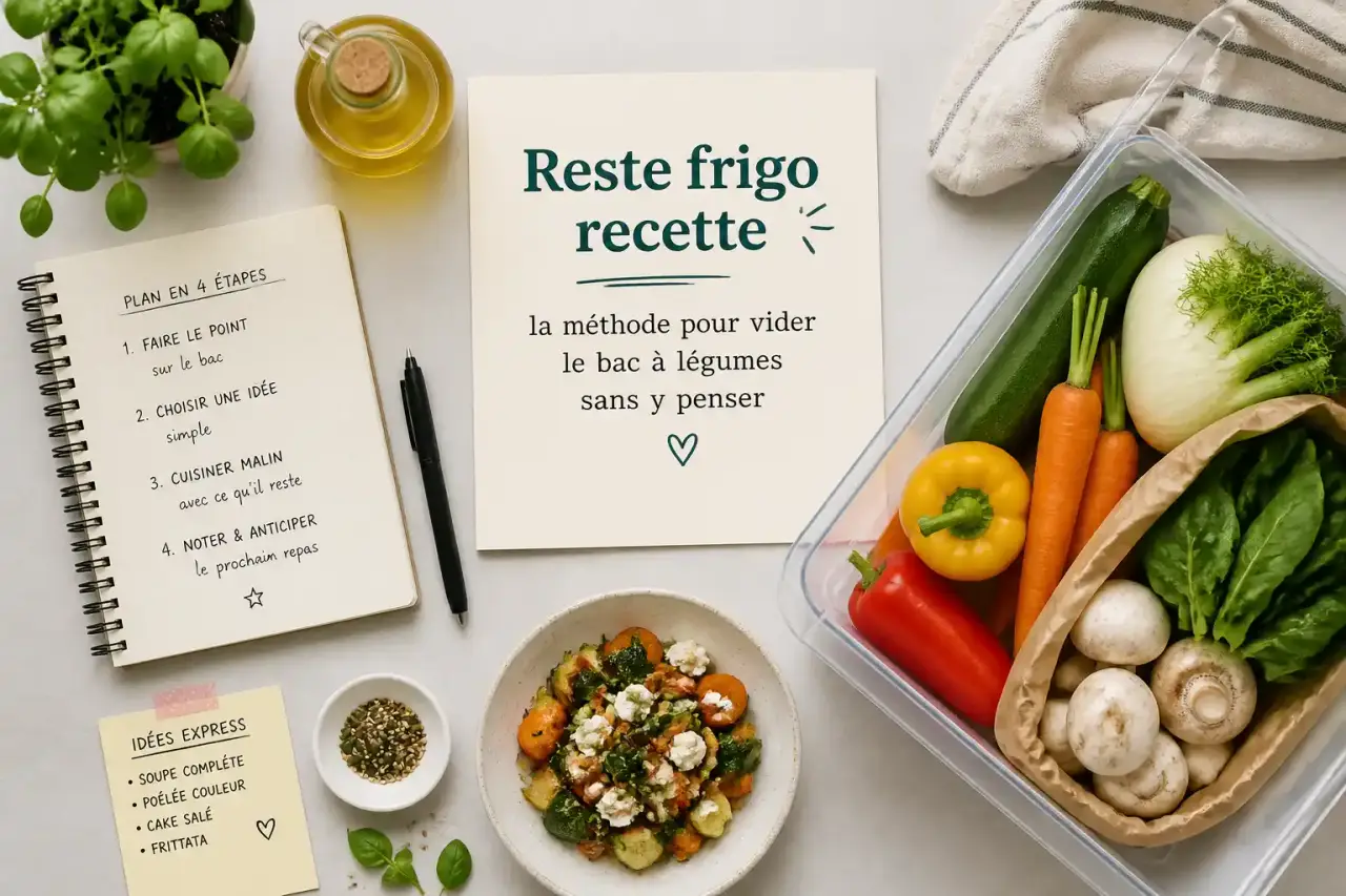 Reste frigo recette : la méthode pour vider le bac à légumes sans y penser