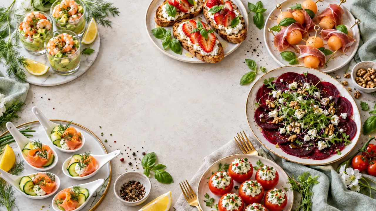6 recettes d’entrées simples et originales prêtes en 20 minutes pour impressionner sans stress