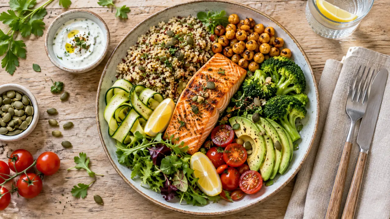 Repas protéiné et perte de poids : une assiette rassasiante sans monotonie