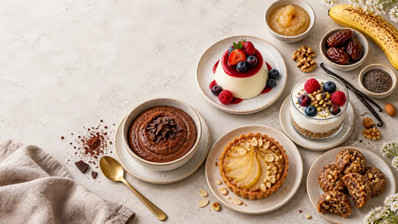 Desserts sans sucre : 5 astuces pour préserver la gourmandise et la texture