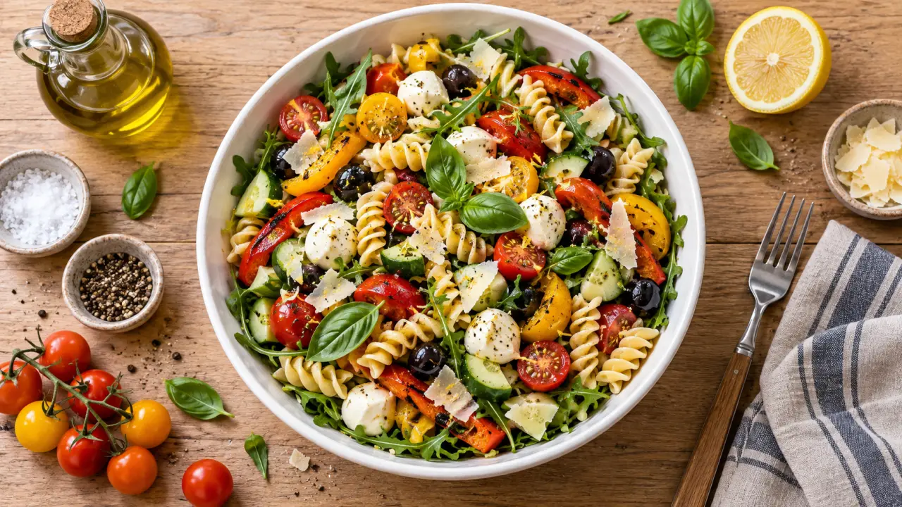 Salade italienne fraîche et complète : la recette sans mayonnaise prête en 20 minutes