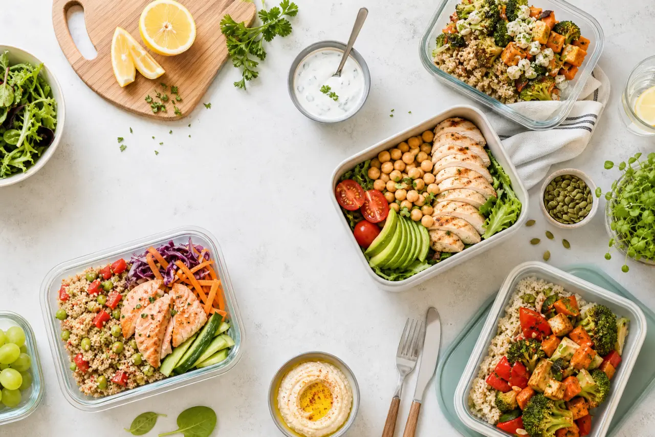 Midi, soir, lunch box : 15 recettes saines faciles pour manger équilibré sans perdre de temps